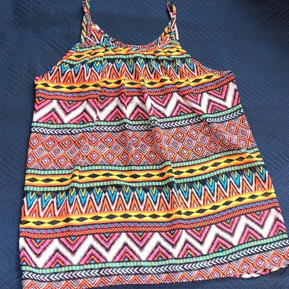 Aztec print top